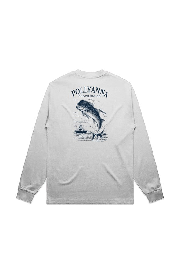 MENS HEAVY L S TEE
