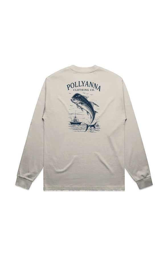 MENS HEAVY L S TEE